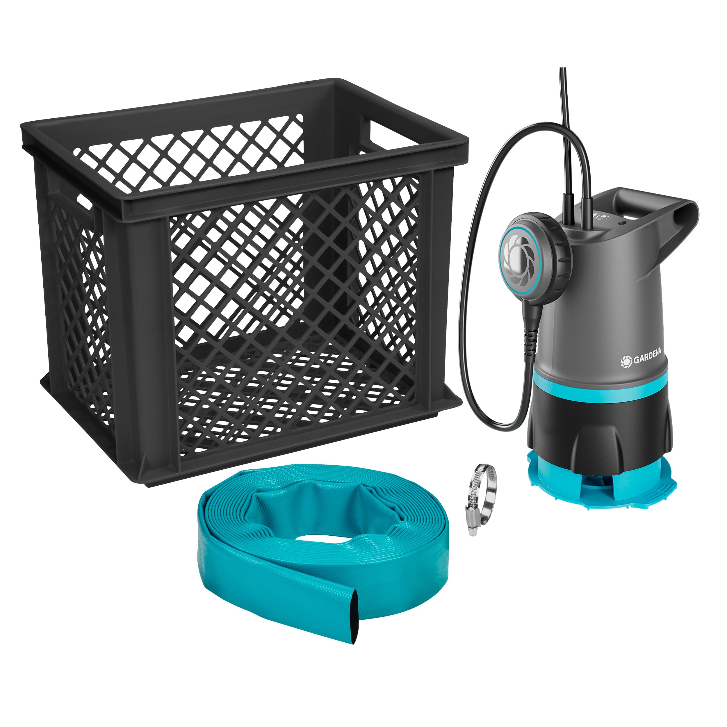 gardena-hochwasserschutz-set-20000-basic-9019-47-mit-tauchpumpe-und-schlauch image 1