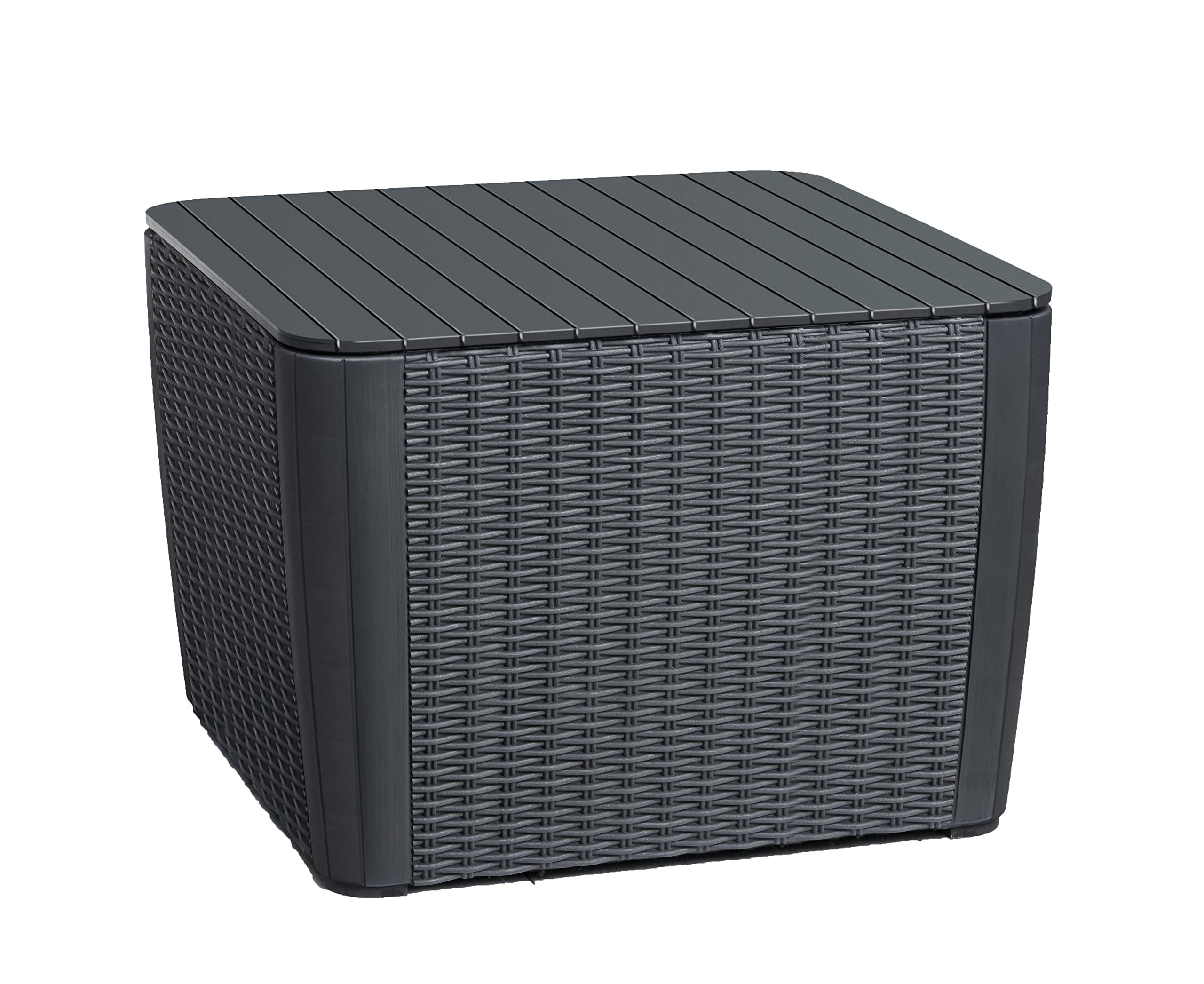 allibert-by-keter-luzon-plus-round-beistelltisch-graphit-57x57x43-cm image 1
