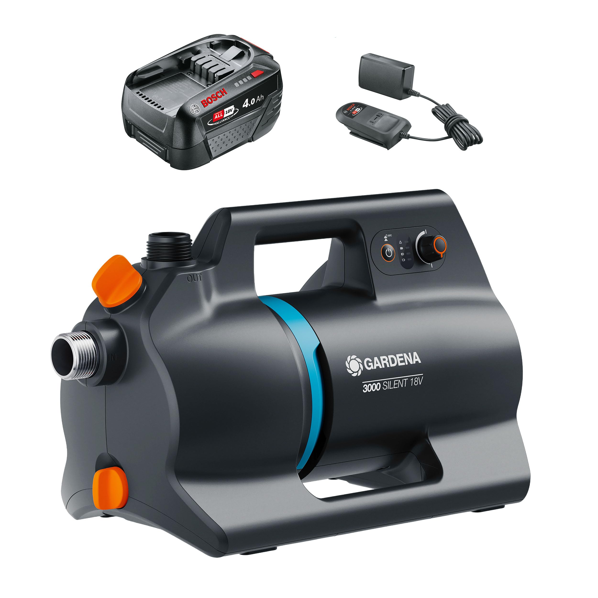 gardena-akku-gartenpumpe-3000-silent-18v-p4a-ready-to-use-set image 1