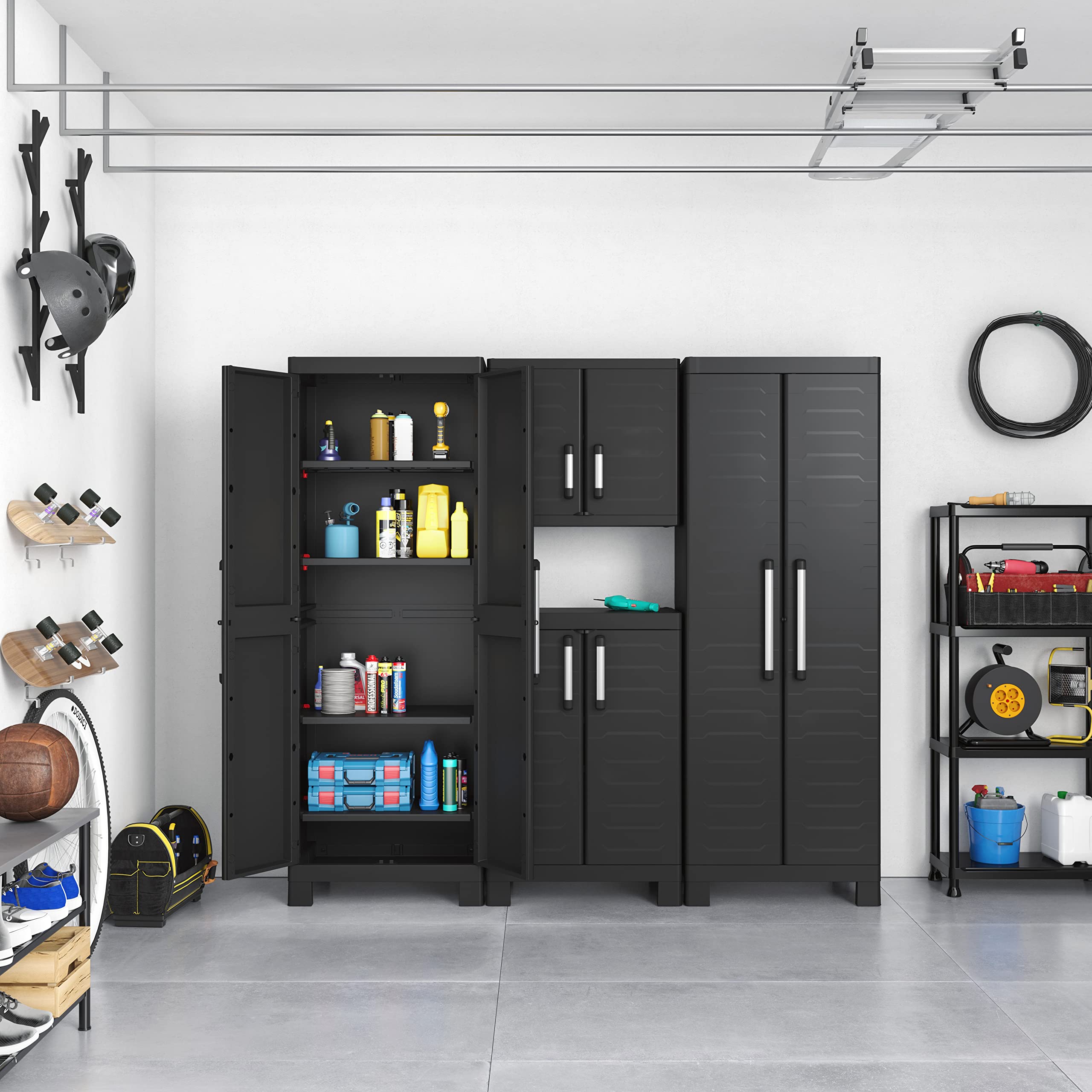keter-detroit-hoher-kunststoffschrank-schwarz-65-x-45-x-182-cm image 4