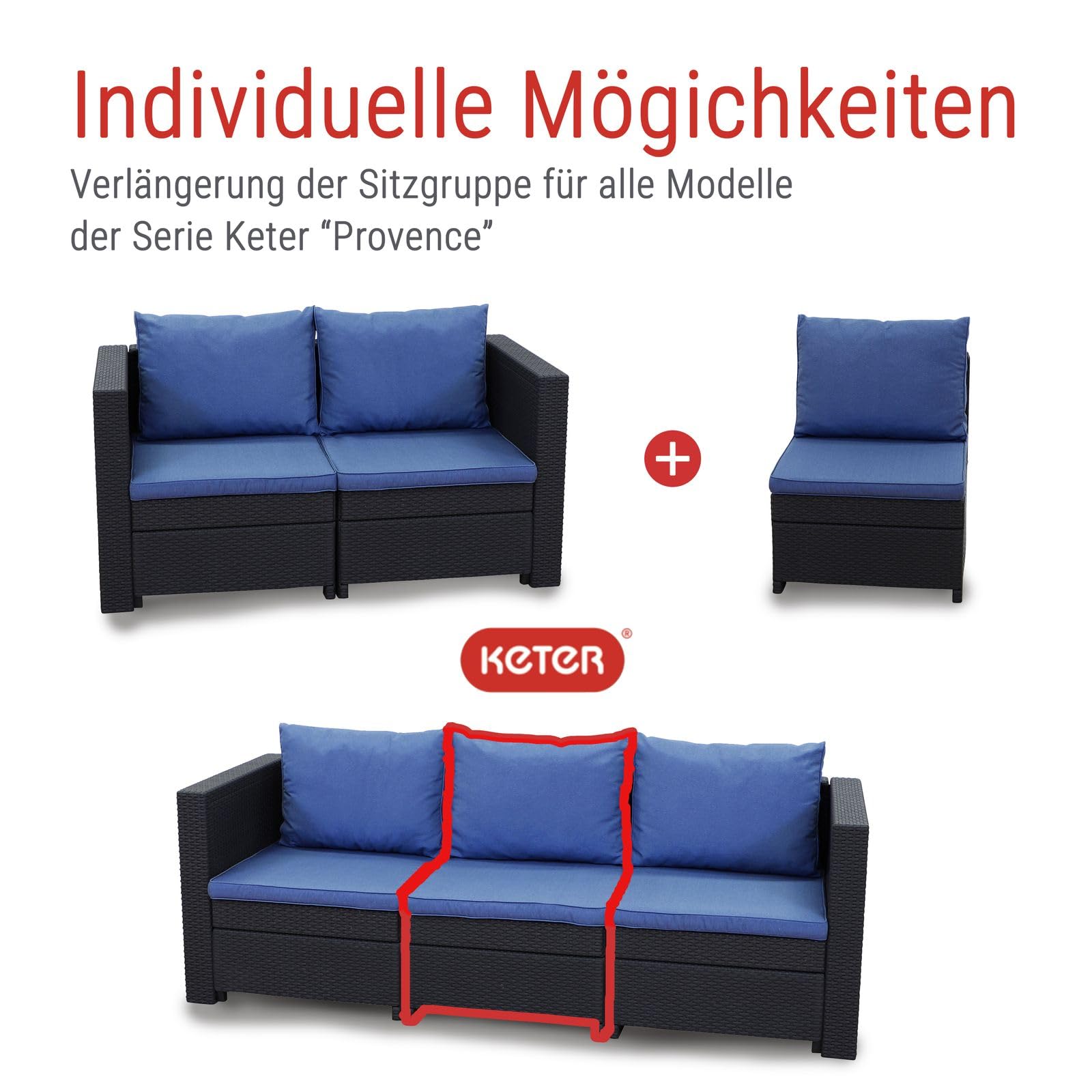 keter-provence-verl-ngerung-premium-panama-anthrazit-mit-kissen-blau image 3