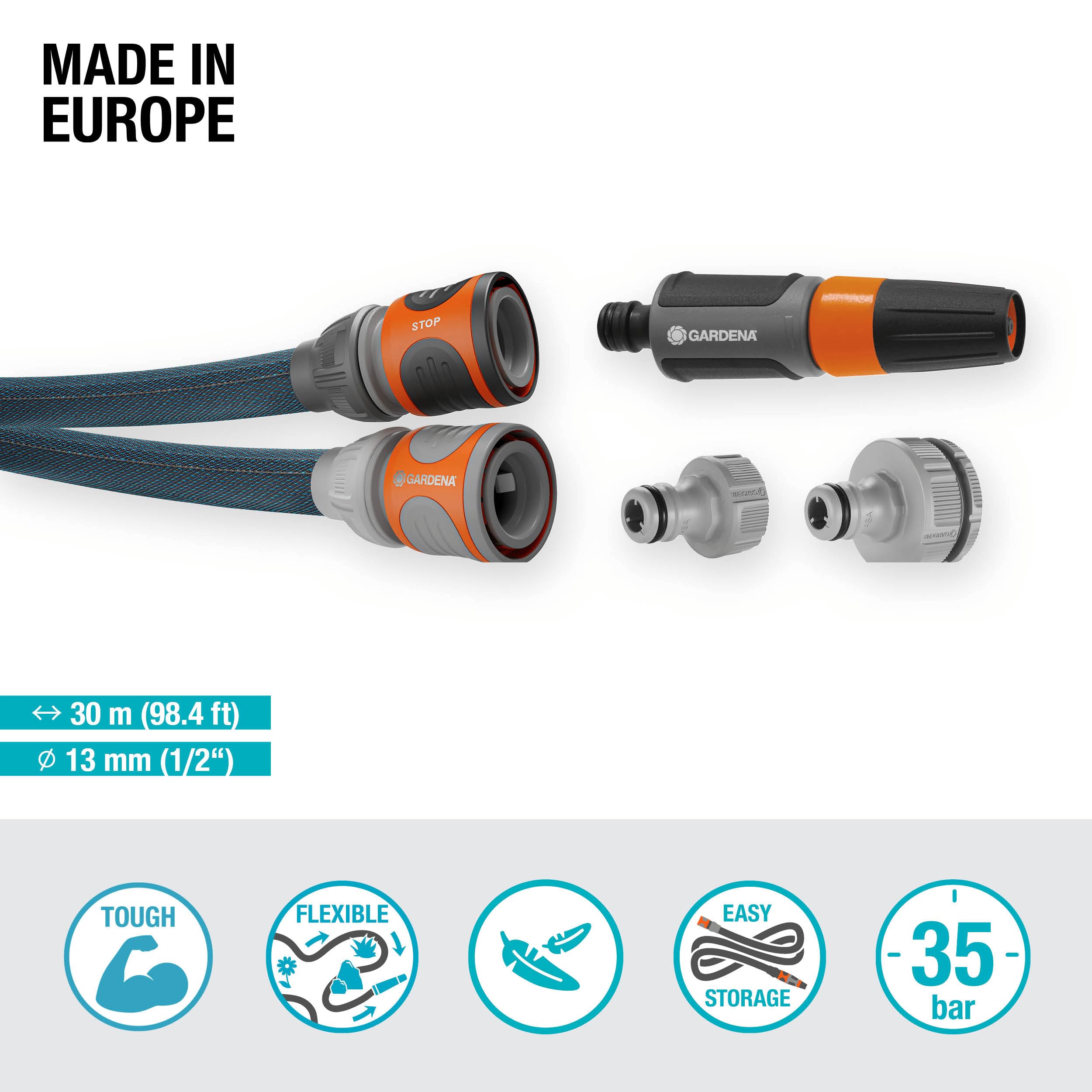 gardena-liano-xtreme-1-2-zoll-30m-set-textil-gartenschlauch image 2