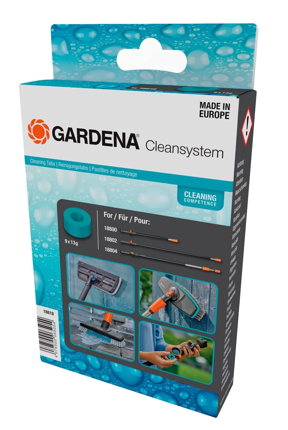 gardena-cleansystem-reinigungstabs-9-st-ck-reinigungsmittel-f-r-wasserstiele image 1