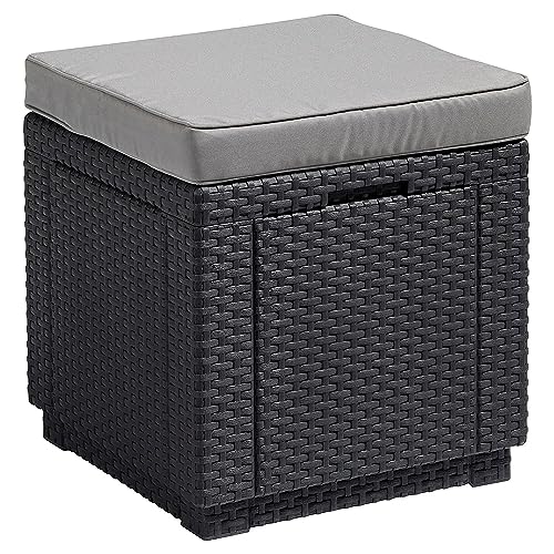 allibert-cube-garten-hocker-grau-mit-kissen-60-l-stauraum image 4