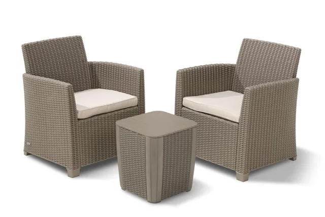 keter-allibert-mia-balkonset-2-personen-cappuccino image 1