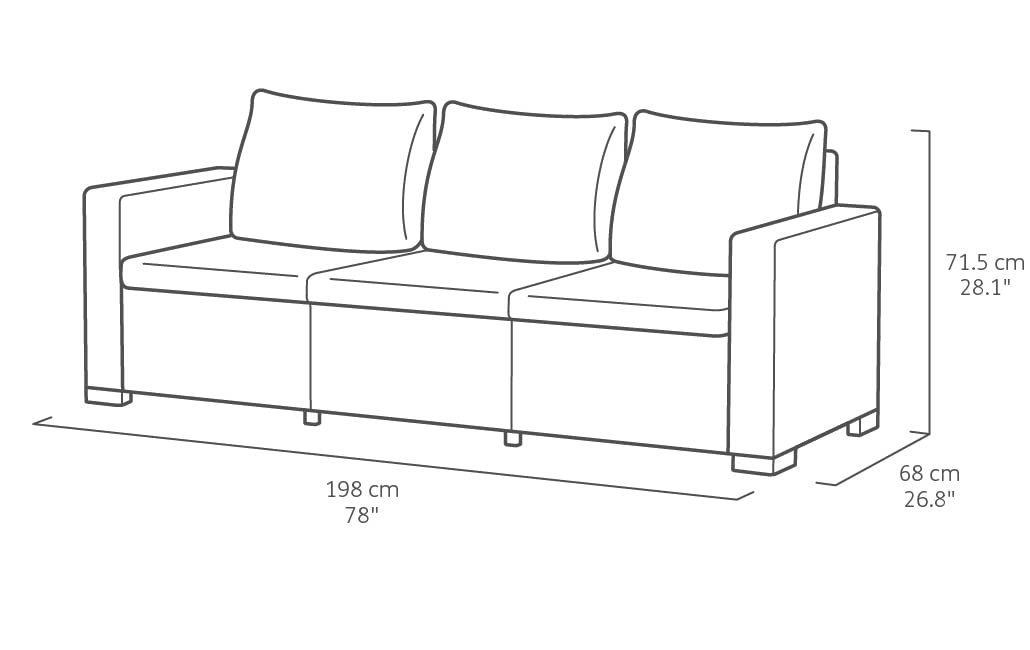 allibert-by-keter-moorea-lounge-set-4-tlg-graphit-cool-grey-sofa-sessel-hocker-t image 4