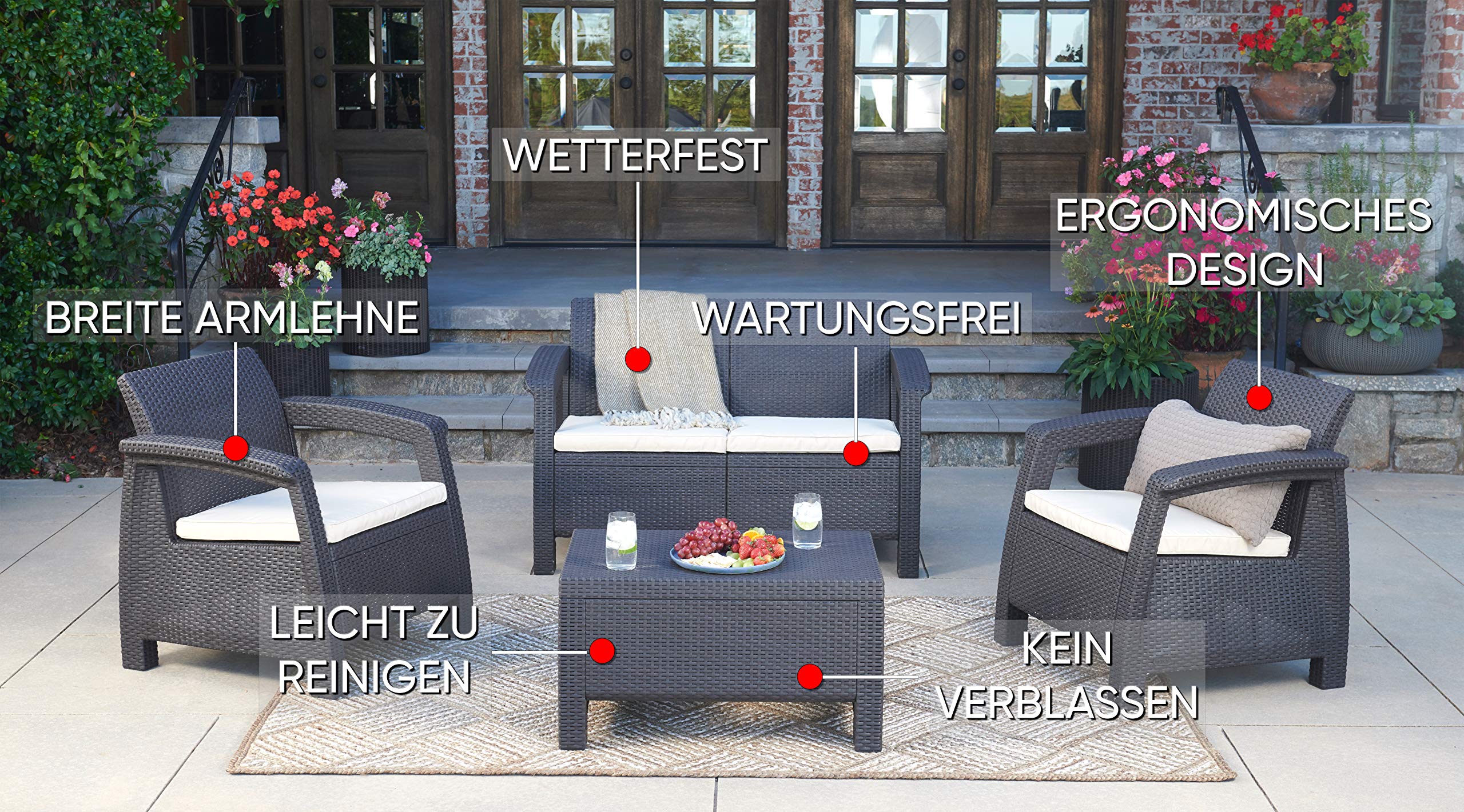 allibert-by-keter-corfu-gartensofa-lounge-set-2-sitzer-sofa-grau-128-x-70-x-79-c image 5