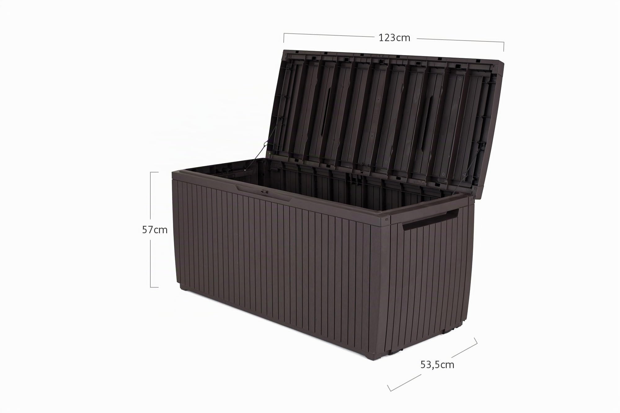 keter-springwood-auflagenbox-305-liter-sitzbox-braun image 3