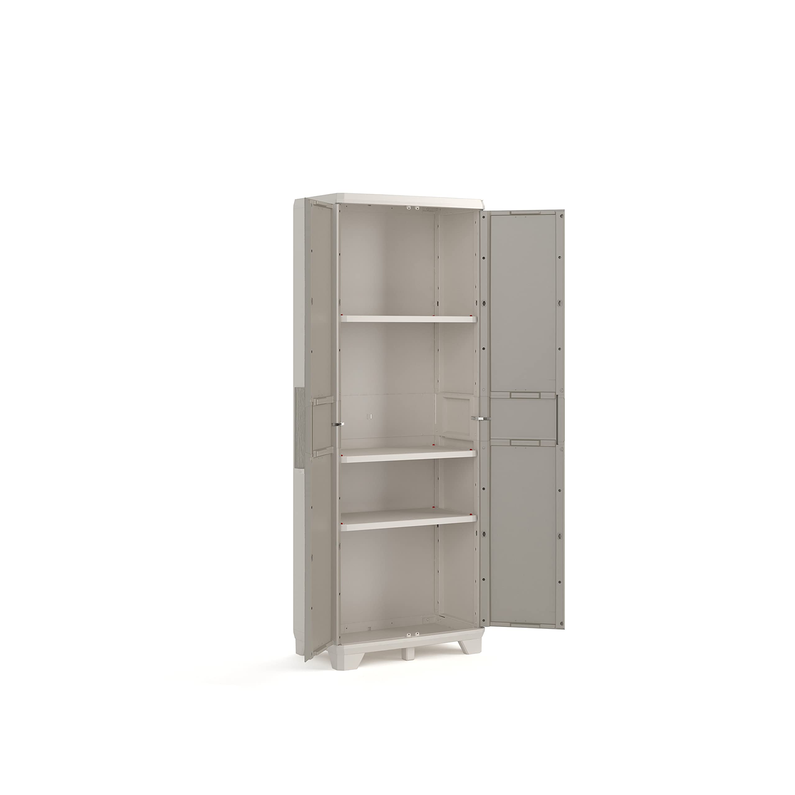 keter-wood-grain-kunststoffschrank-hoch-beige-68-x-39-x-182-cm image 4