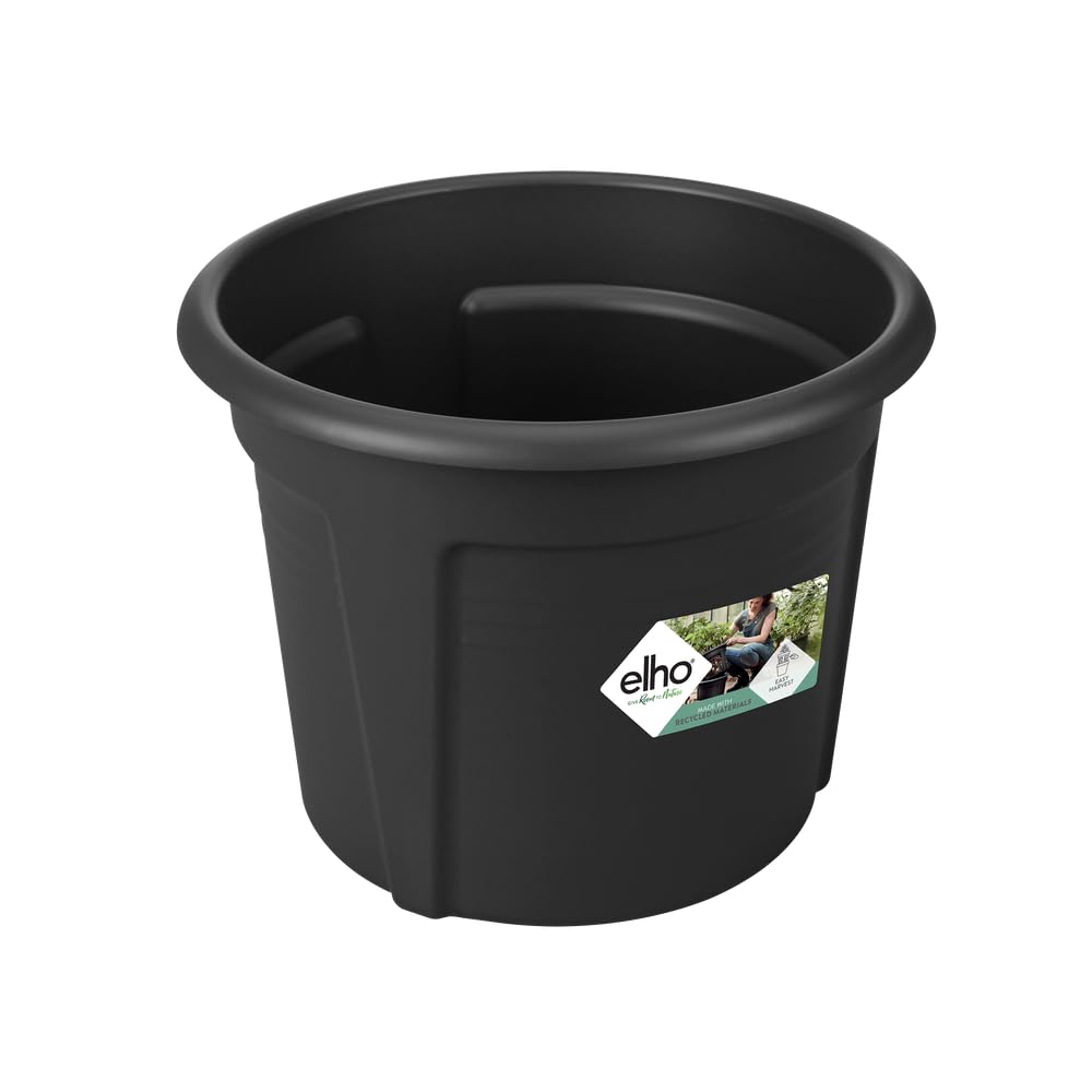 elho-green-basics-kartoffeltopf-33cm-living-schwarz-pflanztopf-mit-innentopf-32- image 1