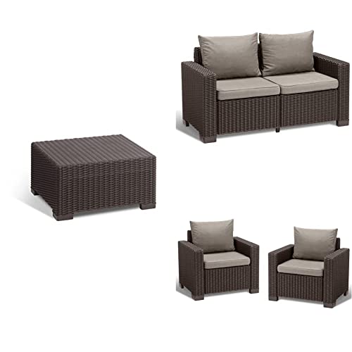 keter-allibert-california-gartenlounge-set-4-personen-2-sessel-2er-sofa-tisch-wa image 2