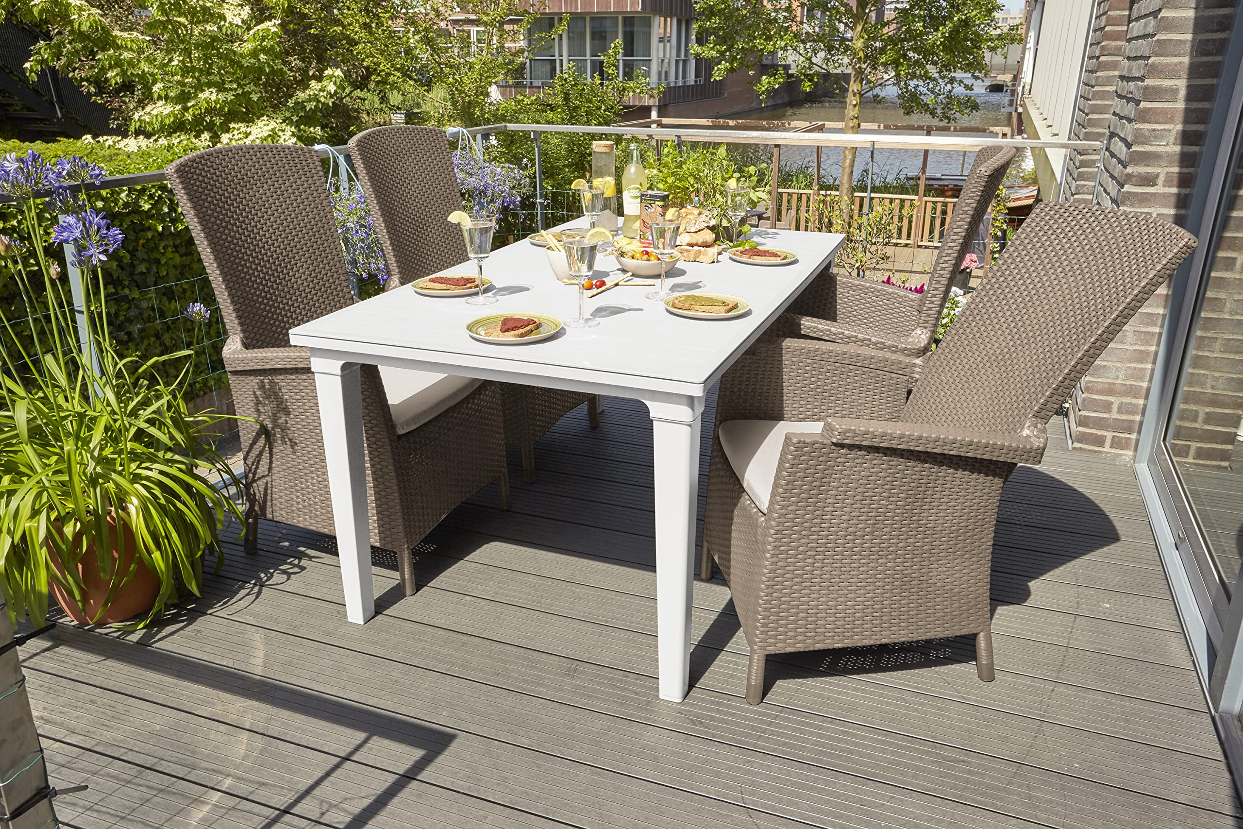 allibert-by-keter-vermont-gartensessel-cappuccino-sand-mit-sitzkissen image 5