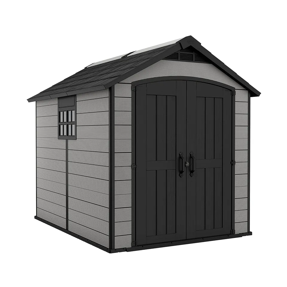 keter-premier-apex-gartenhaus-2-3-x-2-7-m-grau-outdoor-ger-tehaus image 1