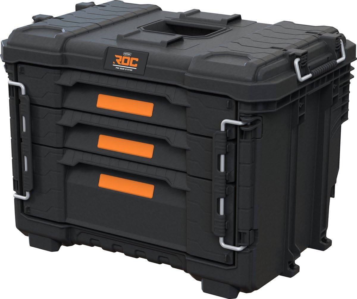keter-pro-gear-xl-werkzeugwagen-64x47x79-cm-3-schubladen-schwarz image 2