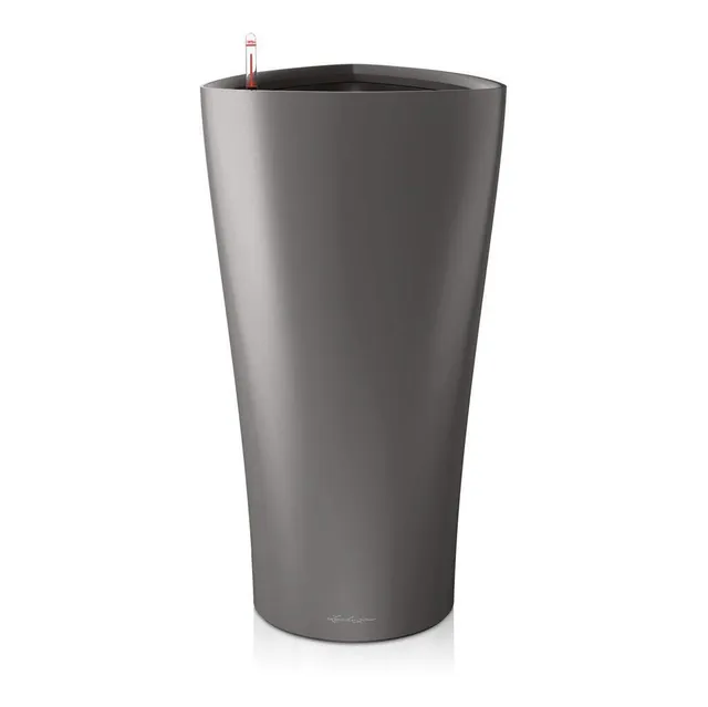 lechuza-delta-30-pflanzs-ule-anthrazit-metallic-mit-bew-sserungssystem image 1