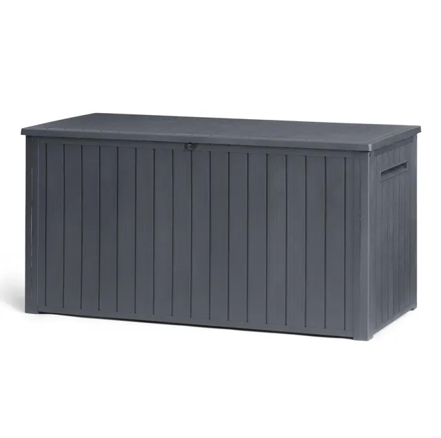 keter-southwood-gartenbox-auflagenbox-643-l-holzoptik-grau-146-x-74-x-70-cm image 1