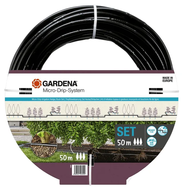 gardena-micro-drip-system-set-str-ucher-hecken-50-m-tropfrohr image 1
