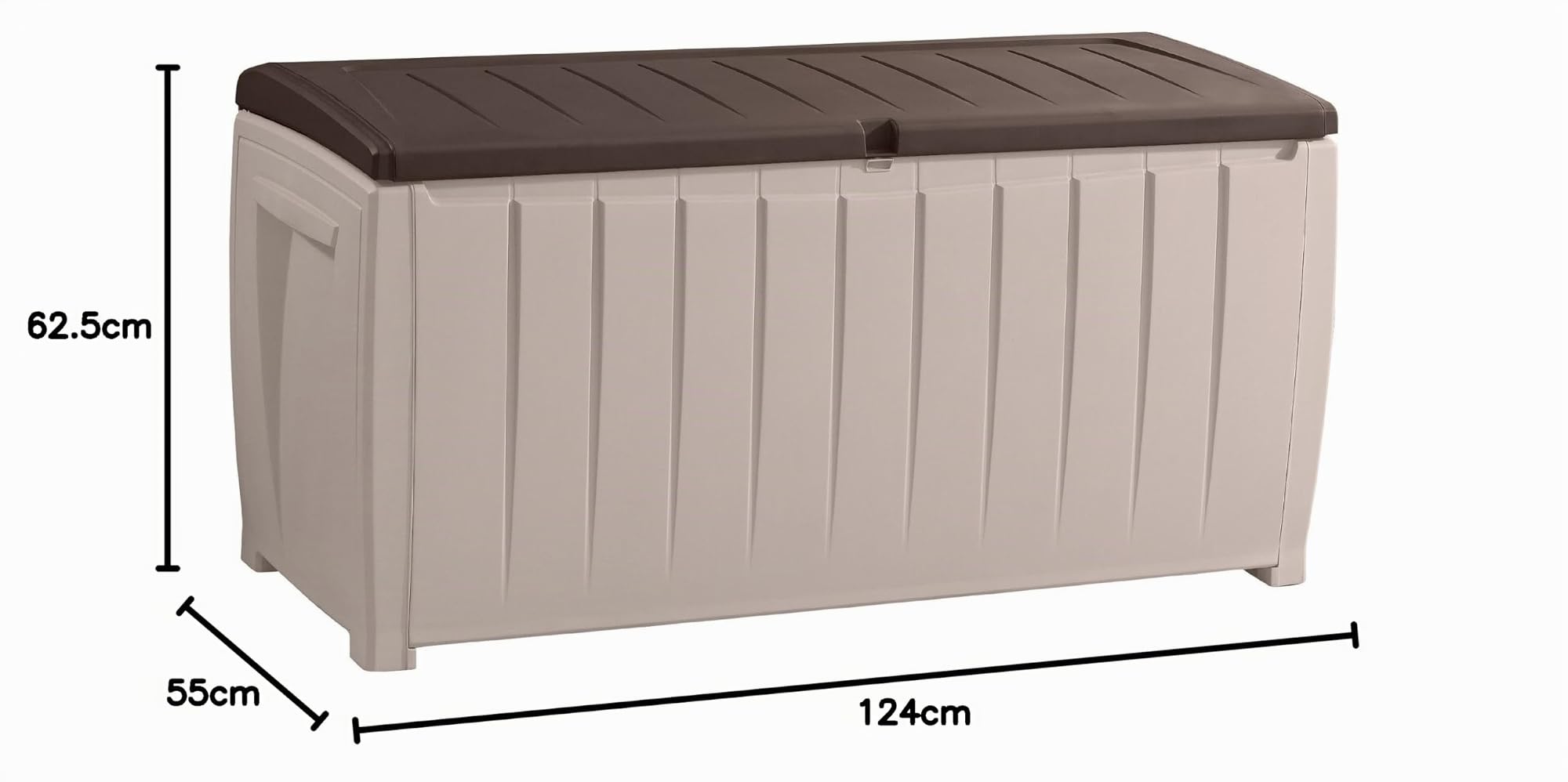 keter-kissenbox-novel-340-l-125-x-55-x-63-cm-beige-braun image 8