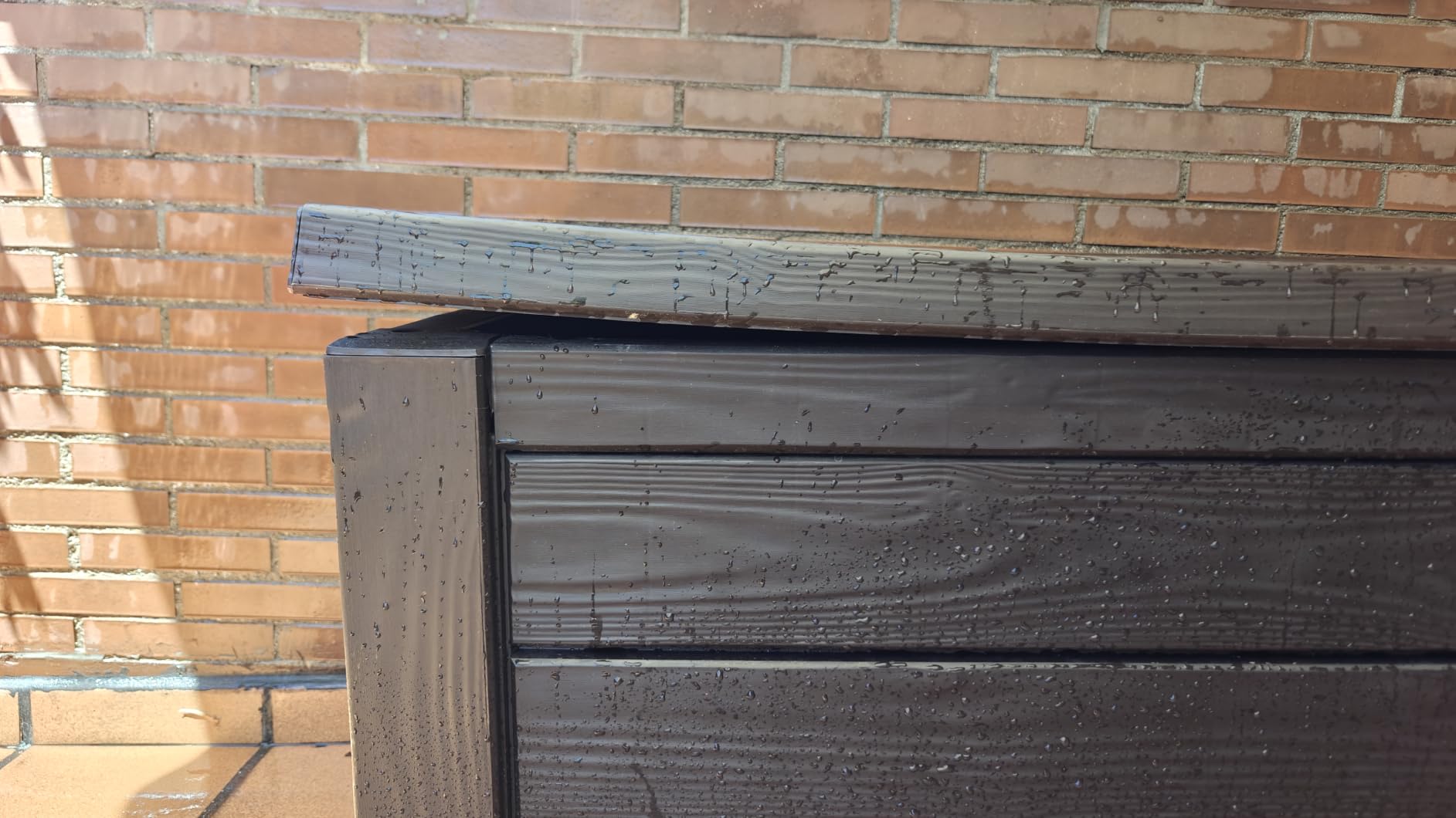 Endlich Ordnung auf der Terrasse