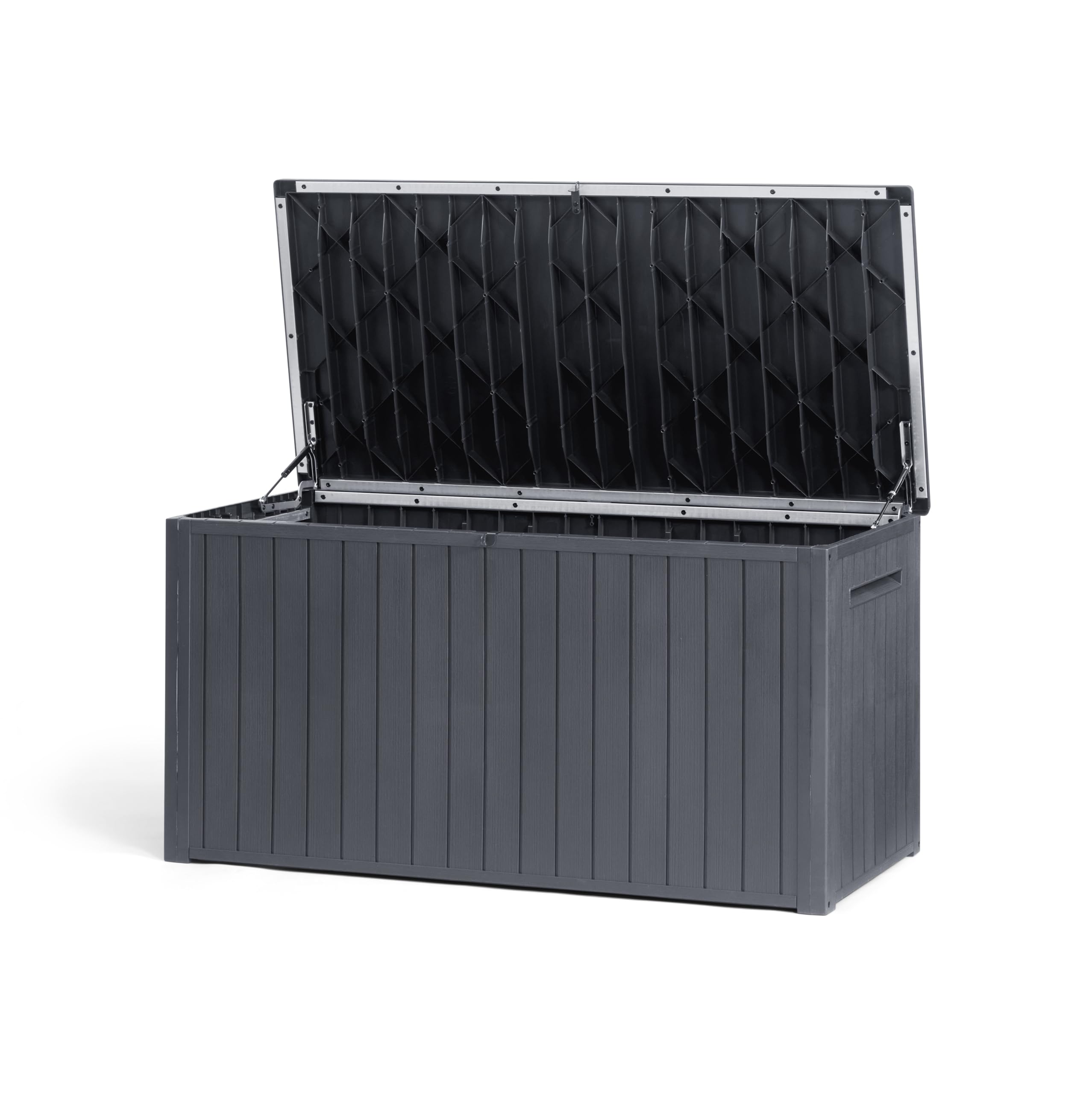 keter-southwood-gartenbox-auflagenbox-643-l-holzoptik-grau-146-x-74-x-70-cm image 2