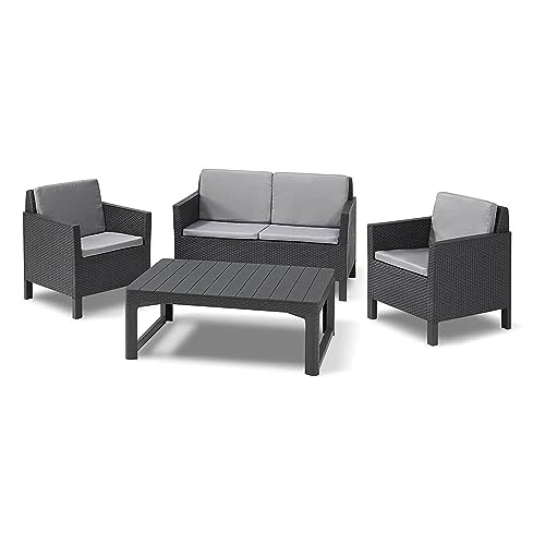 keter-chicago-lounge-set-4-personen-2er-sofa-2-sessel-lyon-tisch-graphit-cool-gr image 7