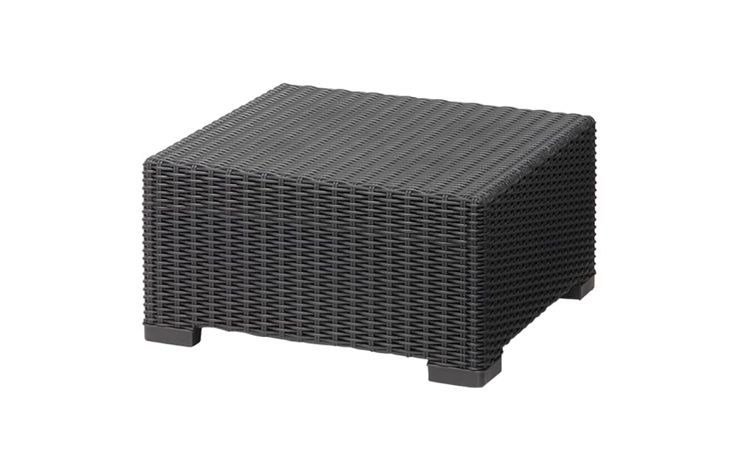 keter-california-gartentisch-beistelltisch-68-x-68-x-35-cm-rattanoptik-graphit image 1