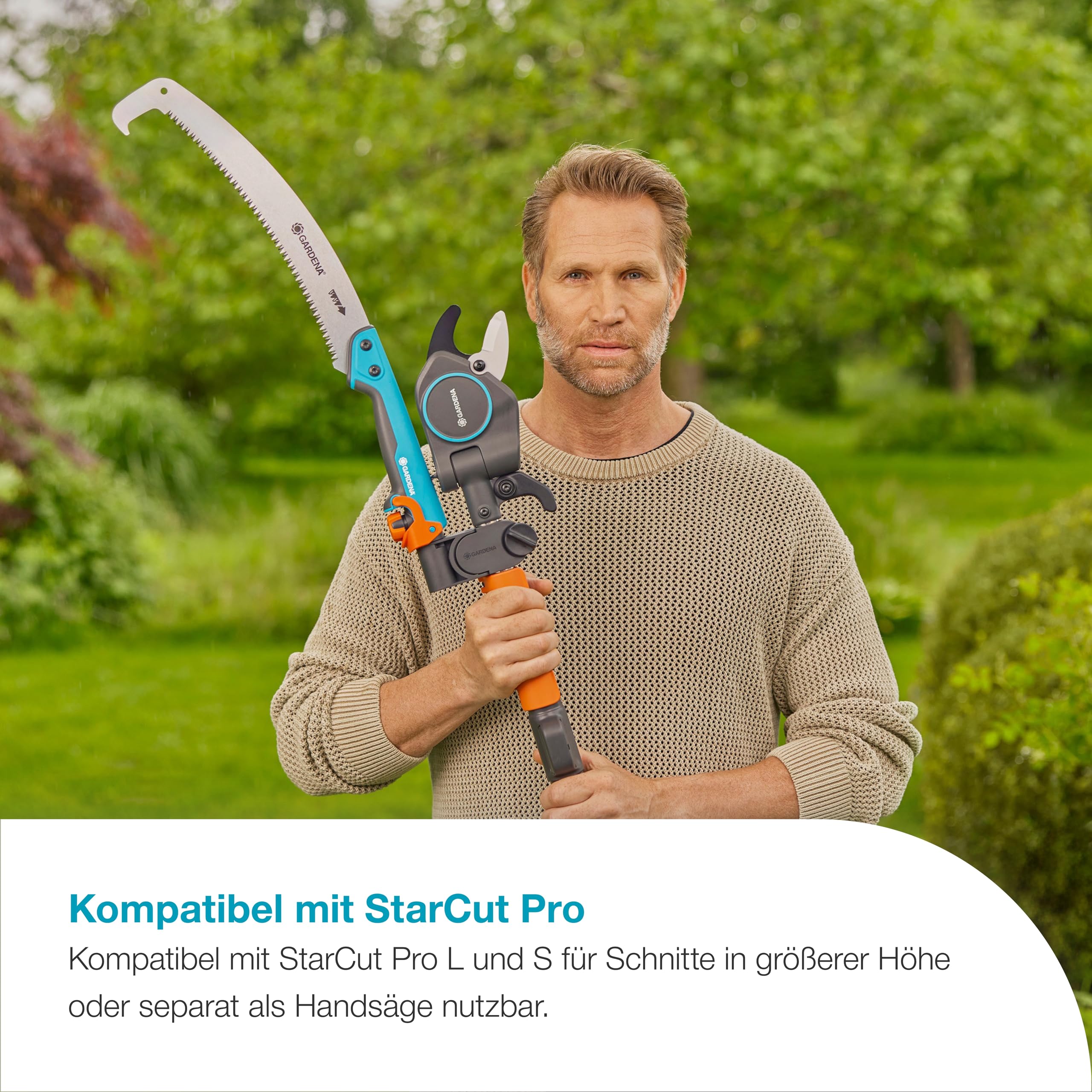 gardena-starcut-s-ge-mit-adapter-f-r-starcut-pro-l-baums-ge image 2