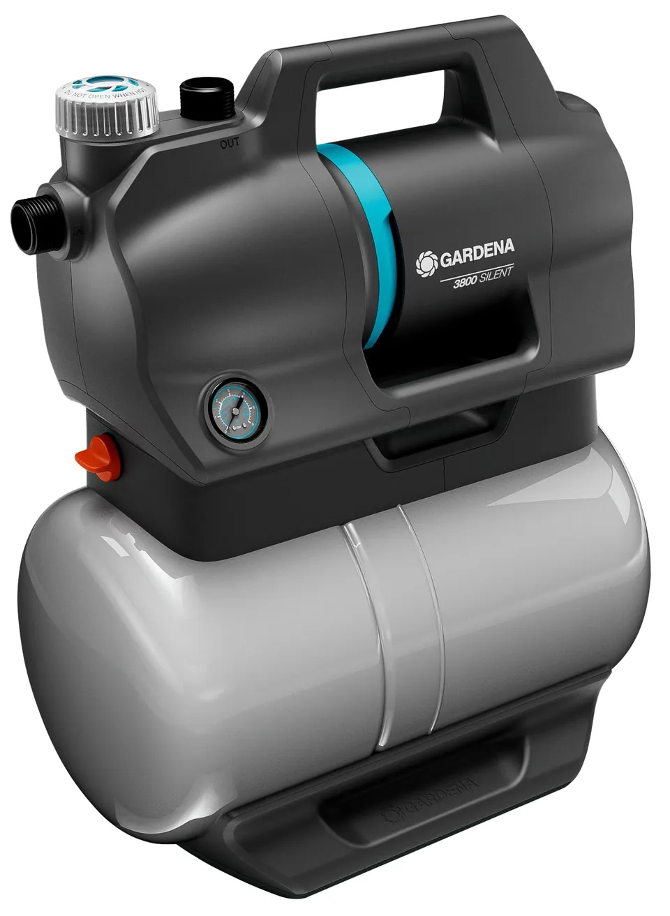 gardena-hauswasserwerk-3800-silent-9064-20-pumpe-mit-21-l-speicher image 1