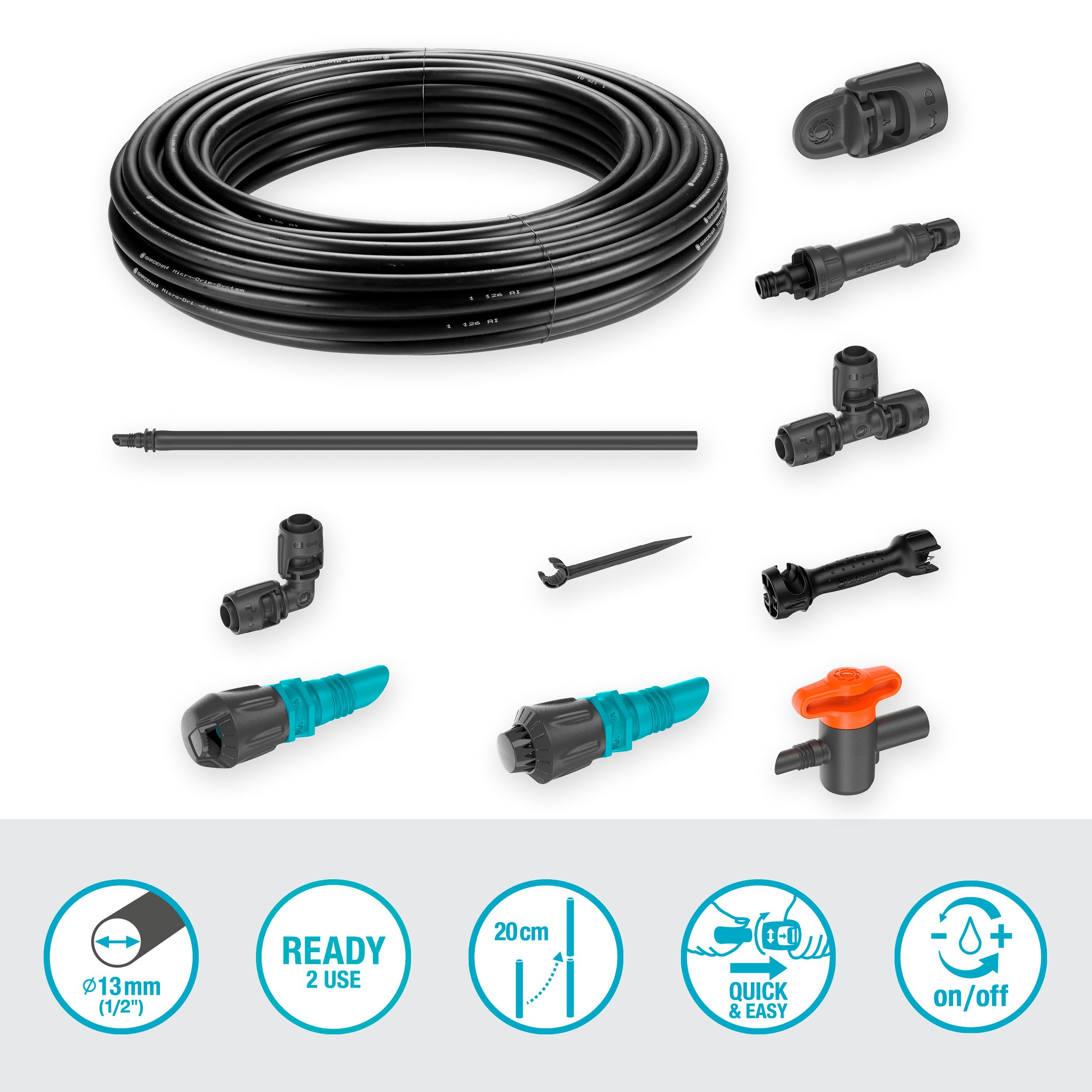 gardena-micro-drip-system-tropfbew-sserung-set-gem-se-blumenbeet-40-m-13450-20 image 2