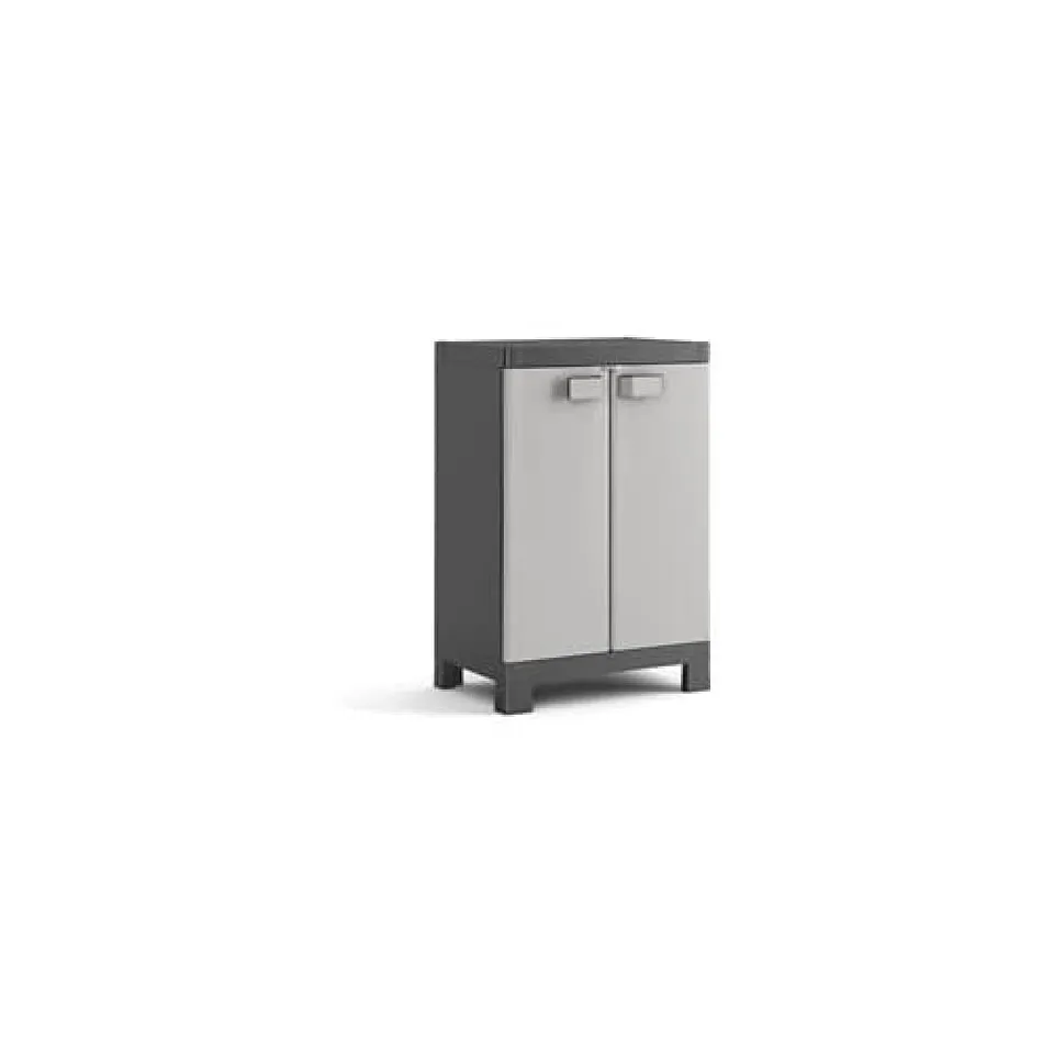 keter-logico-kunststoffschrank-niedrig-schwarz-grau-65-x-45-x-97-cm image 1