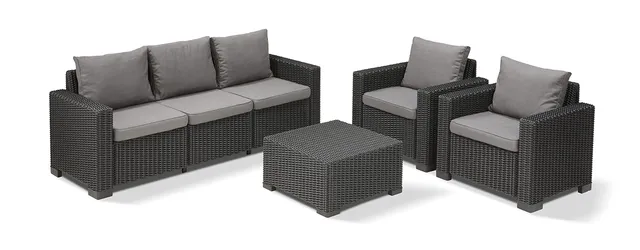 keter-allibert-california-lounge-set-5-sitzer-rattan-optik-graphit image 1