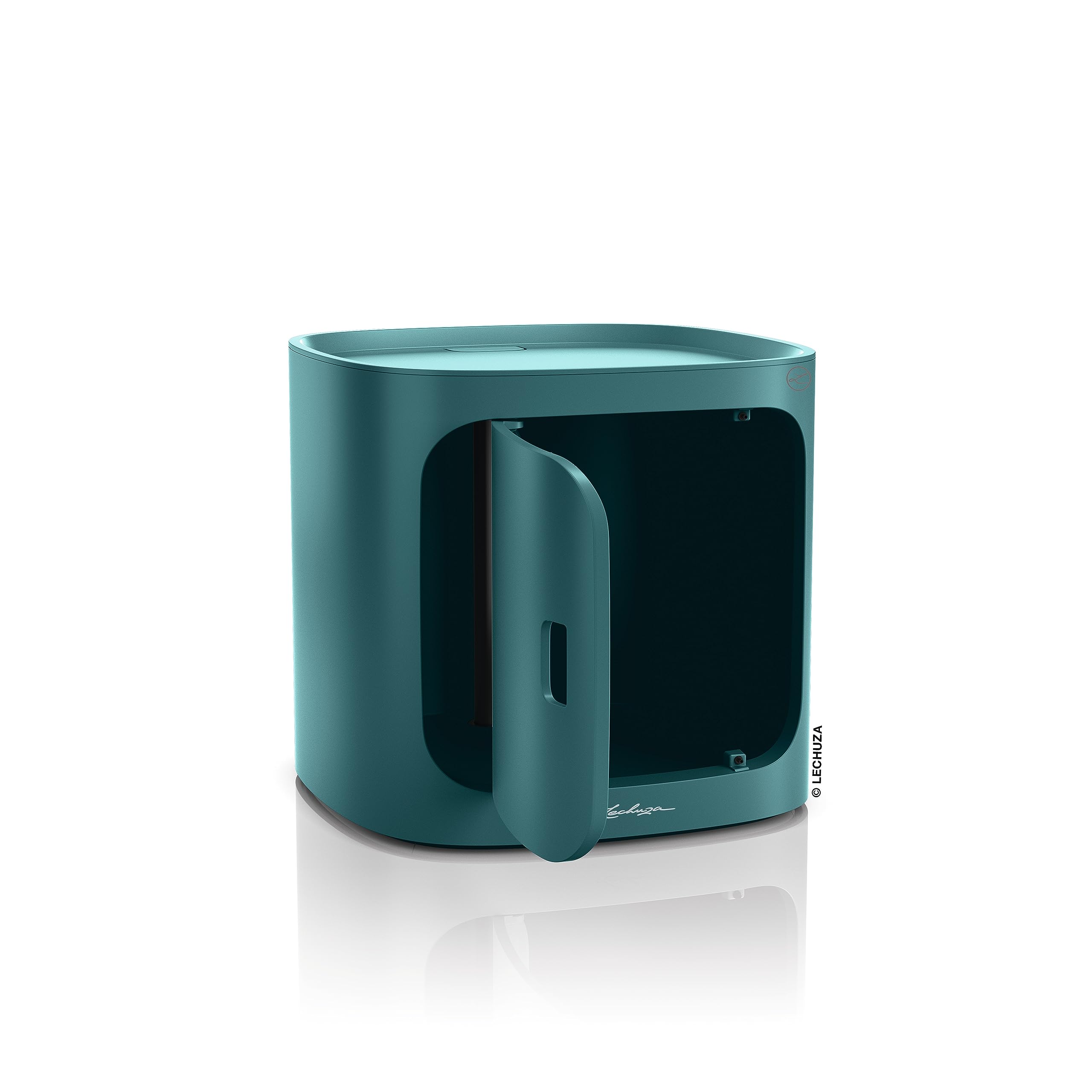 lechuza-pila-color-storage-vorratsbeh-lter-petrolblau-35x35x33-cm image 2