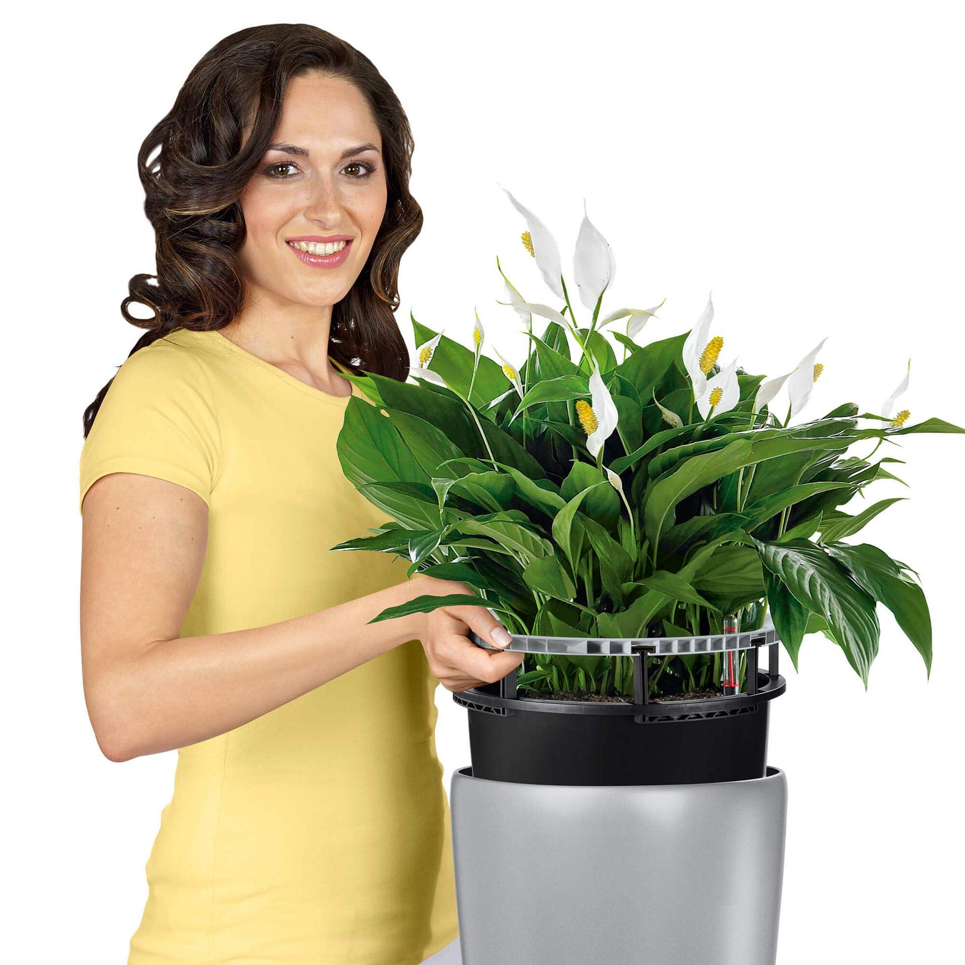 lechuza-rondo-premium-40-silber-metallic-pflanzs-ule-40-x-75-cm image 8