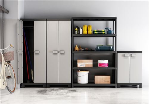 keter-logico-kunststoffschrank-besenschrank-65x45x182-cm-schwarz-grau image 4