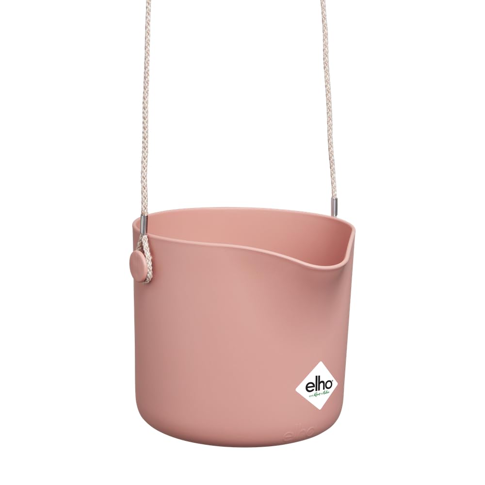 elho-b-for-swing-18-cm-blumentopf-mit-h-ngekordel-zartrosa-100-recyclingkunststo image 1
