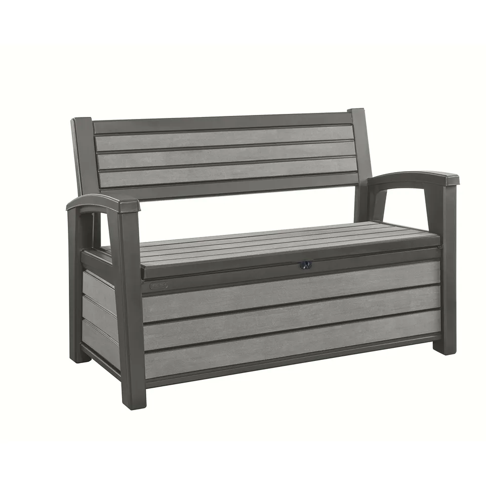 keter-hudson-bench-2in1-gartenbank-und-kissenbox-227-l-anthrazit image 1