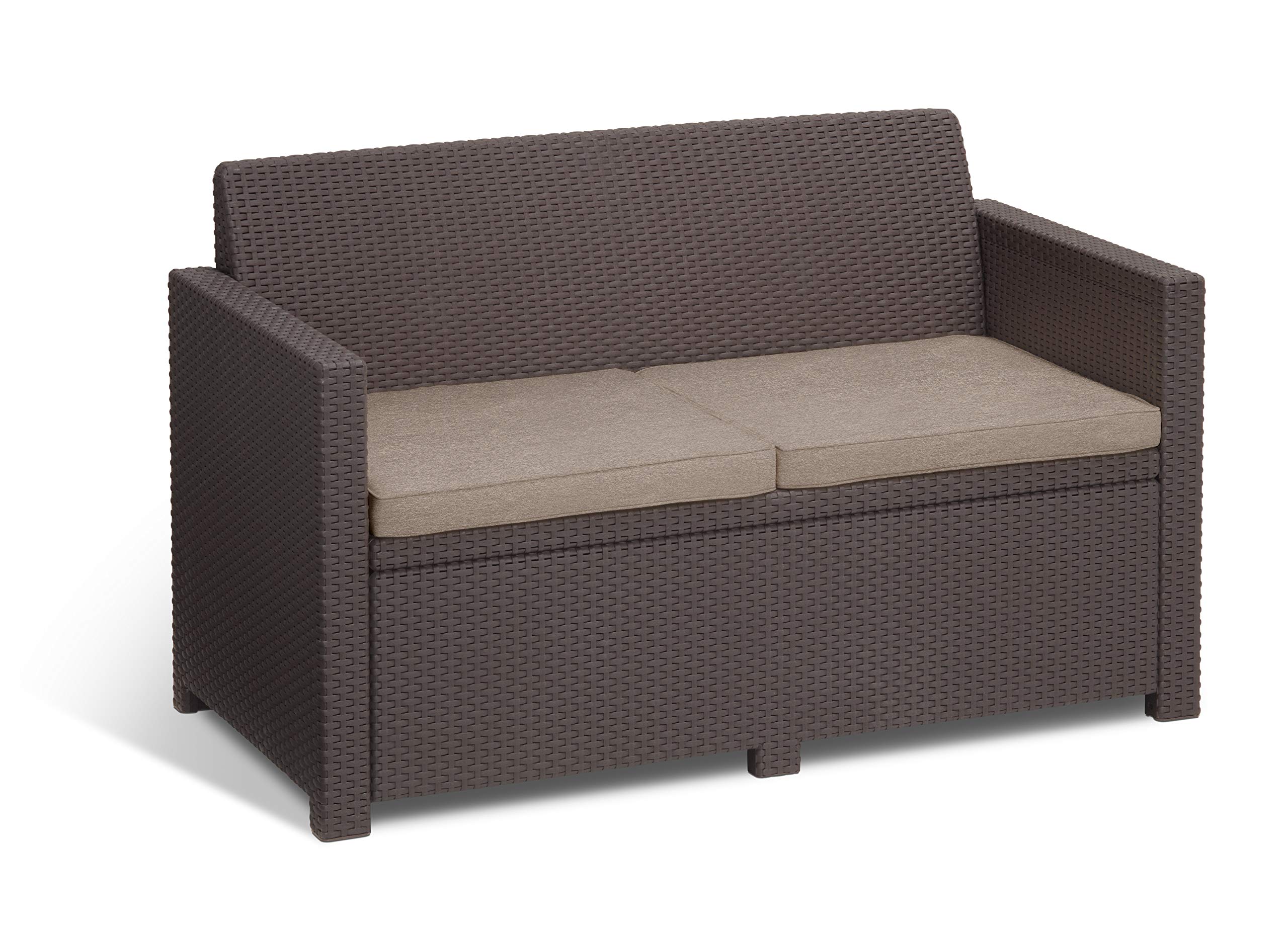 keter-merano-lounge-set-4tlg-sofa-2-sessel-und-tisch-in-braun-taupe image 4