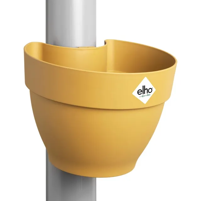 elho-vibia-campana-fallrohrpflanzgef-22-cm-blumentopf-honig-gelb image 1