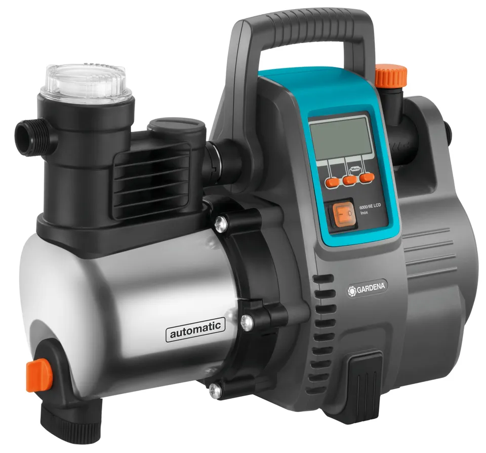 gardena-premium-hauswasserautomat-6000-6e-lcd-inox-1760-20-hauswasserpumpe-6000- image 1