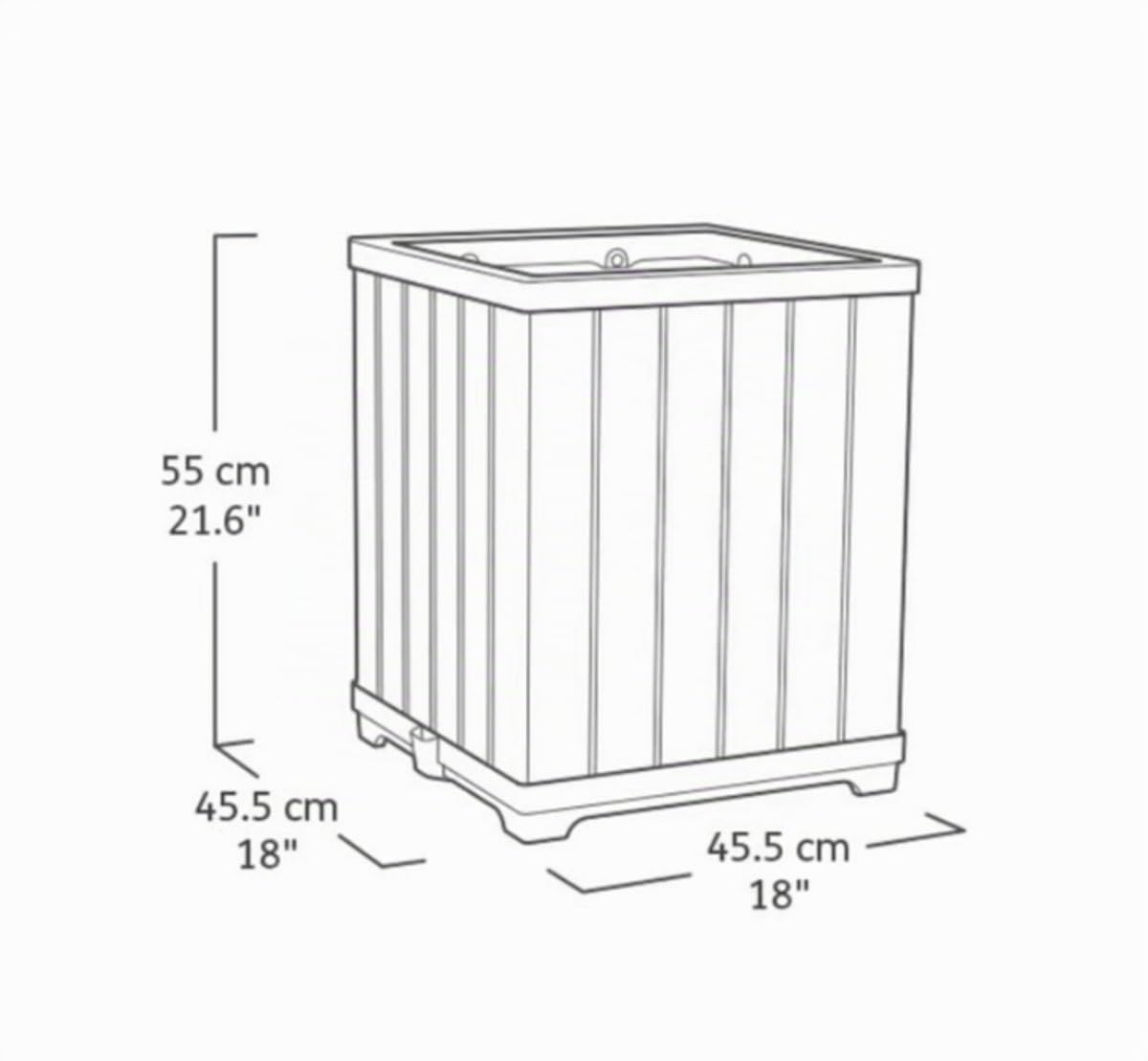 keter-deco-square-tall-pflanzk-bel-74-liter-45-5-x-45-5-x-55-cm image 3