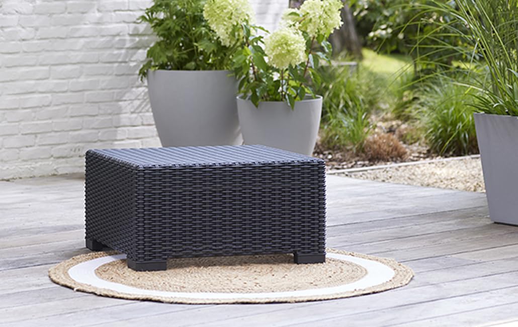 keter-california-gartentisch-beistelltisch-68-x-68-x-35-cm-rattanoptik-graphit image 2
