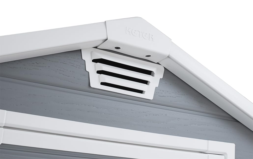 keter-manor-4x3-gartenhaus-kunststoff-grau-128-x-94-x-196-cm image 2