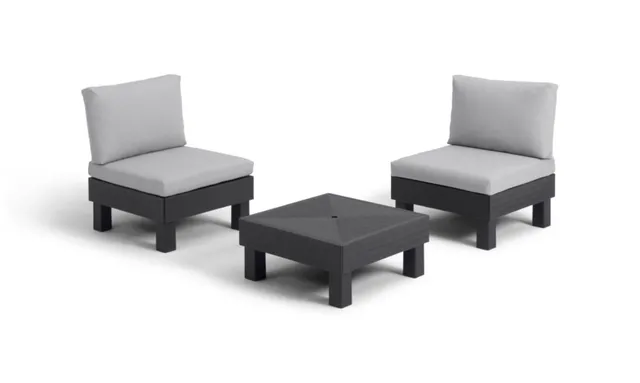 allibert-keter-elements-balkonset-2-3-personen-modular-graphit image 1