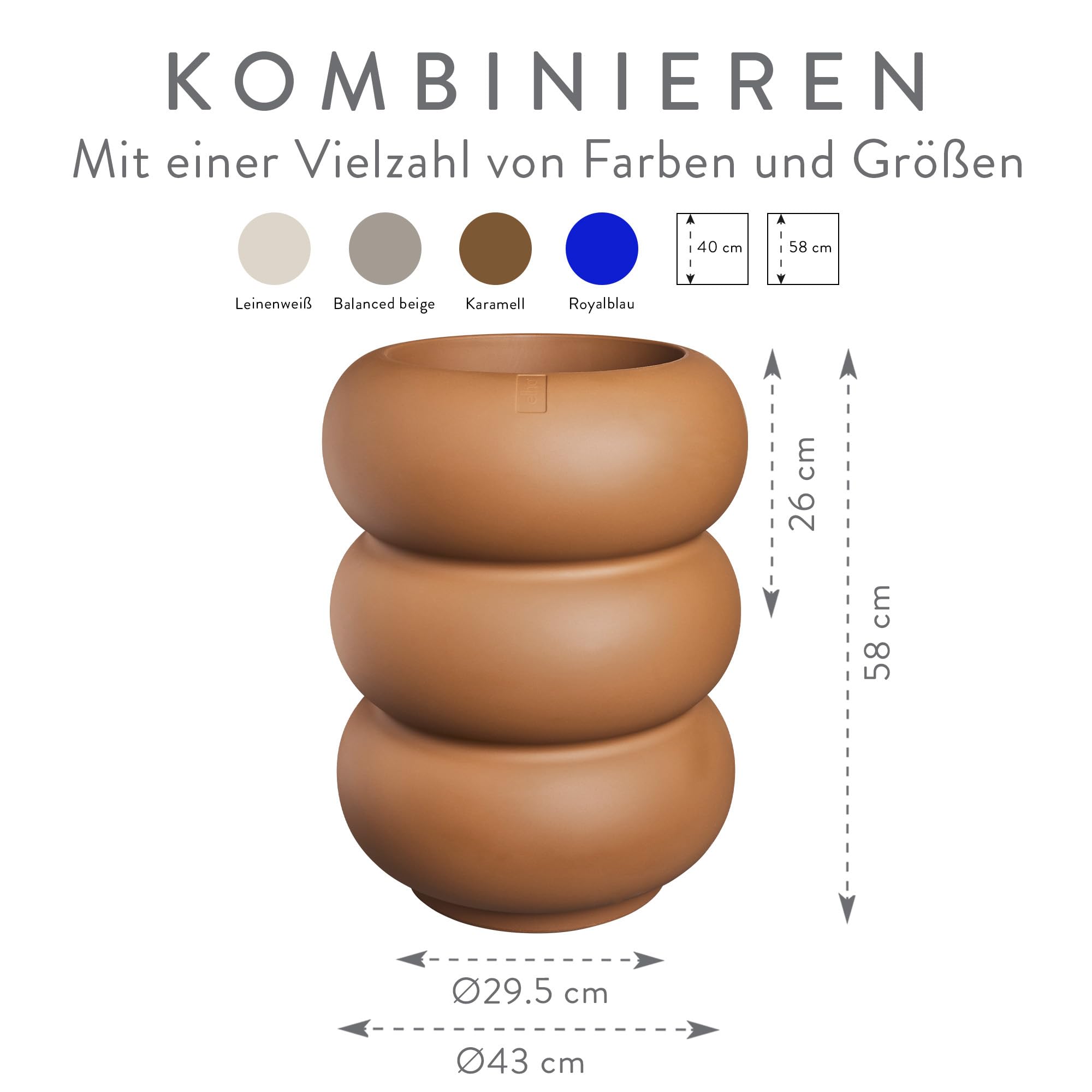 elho-amber-roll-high-43cm-blumentopf-caramel-43-x-h-58-cm image 6