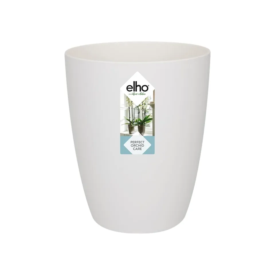 elho-brussels-orchidee-hoch-12-5-cm-orchideentopf-wei-12-5-x-h-15-5-cm-f-r-innen image 1