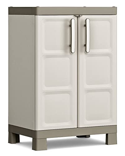 keter-excellence-kunststoffschrank-niedrig-65-x-45-x-97-cm-beige-taupe image 8