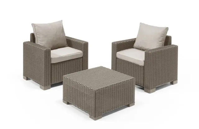 keter-allibert-california-balkonset-2-personen-cappuccino image 1
