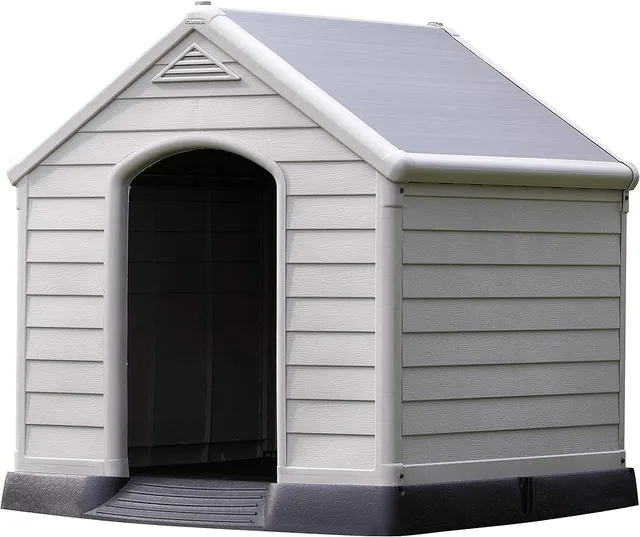 keter-manor-gartenh-tte-hundeh-tte-beige-braun-99-x-95-x-99-cm image 1