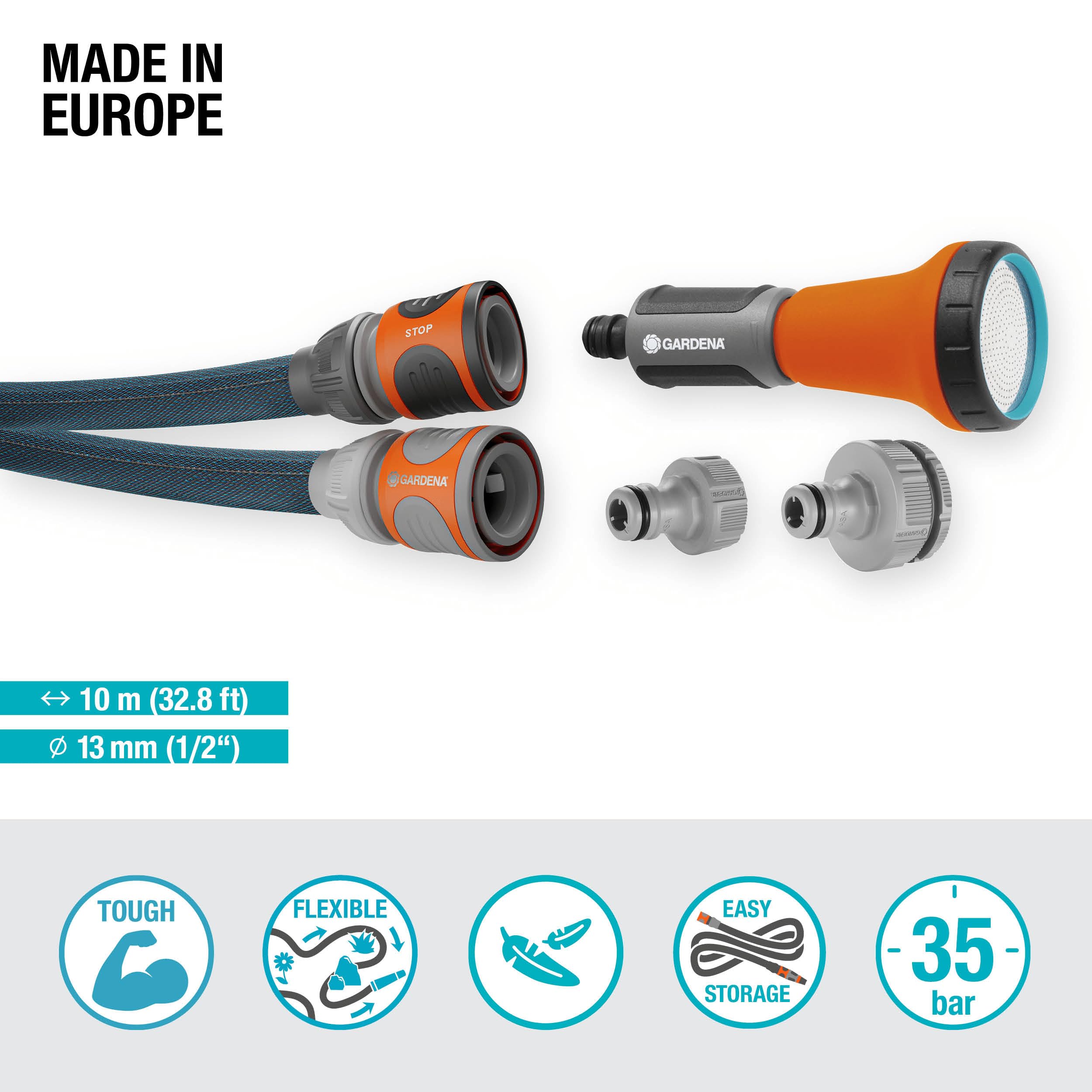 gardena-liano-xtreme-1-2-zoll-10-m-set-textil-gartenschlauch image 2