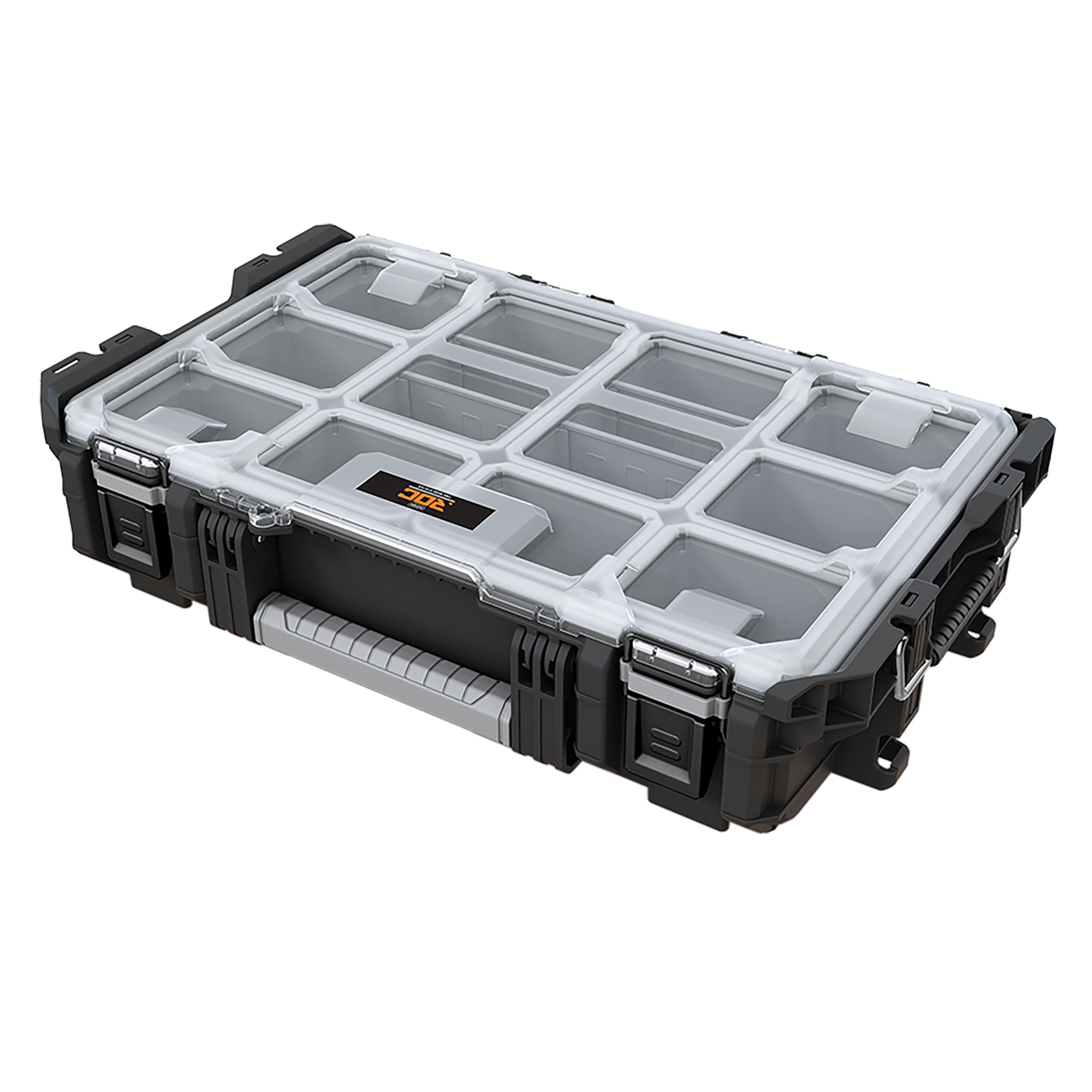keter-roc-pro-gear-organizer-stapelbar-mit-12-beh-ltern-ip54-schwarz image 1